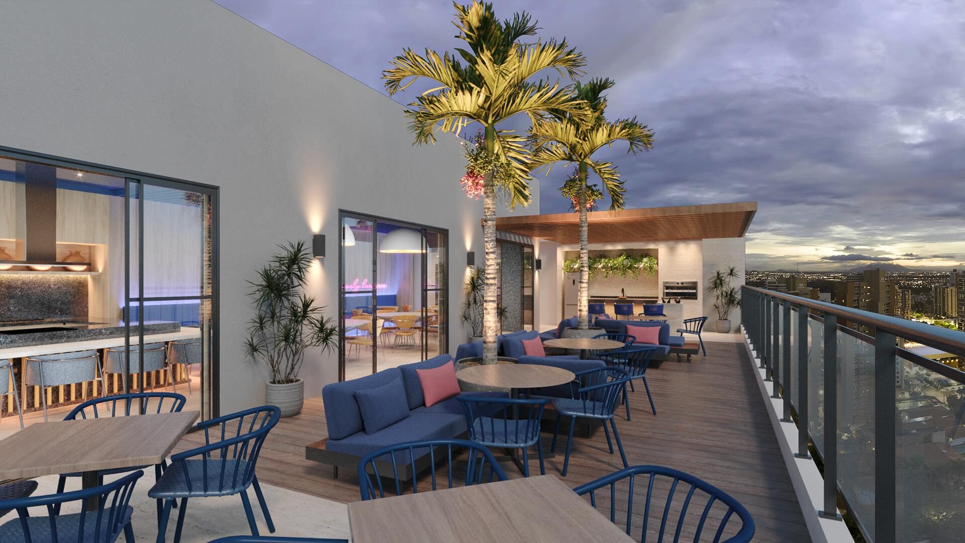 Lounge do rooftop